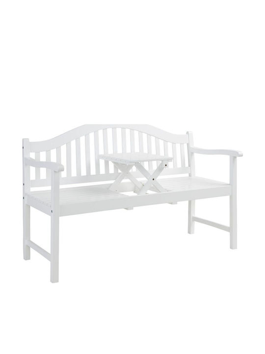 Παγκάκι Εξωτερικού Χώρου Ξύλινο 140x60x90cm