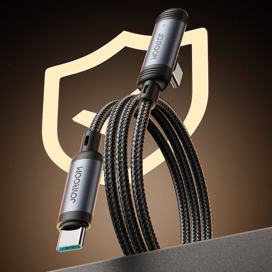 Joyroom Series USB 2.0 Cable USB-C male - USB-C 60W Μαύρο 1.2m