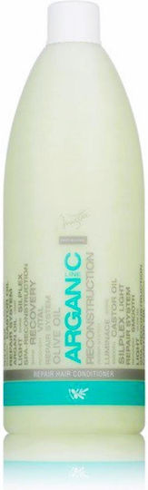 Spa Master Arganic Conditioner Αναδόμησης/Θρέψης για Λεπτά Μαλλιά 970ml