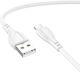 Borofone USB-A zu Lightning Kabel 18W Weiß 1m