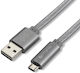 4Smarts 0.15m LED USB 2.0 to micro USB Cable Gray