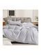 Ravelia Sheet Sets Queen 230x260cm. Sateen Gray 4pcs