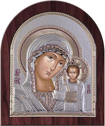 Silver Icon of Panagia Kazanskaya 11x12.9 9835-00208obr1rwb
