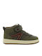 Anatomical Kids Boots with Velcro Khaki