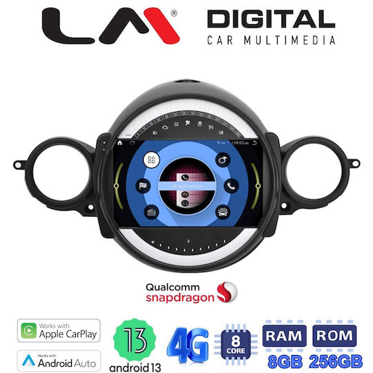LM Digital Ηχοσύστημα Αυτοκινήτου για Mini Roadster 2007 2013 (Bluetooth/USB/WiFi/GPS/Apple-Carplay/Android-Auto)