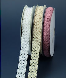 Spitze Baumwollband 3cm Δβ1 Beige