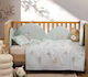 Nef-Nef Homeware Life In The City Crib Bumpers Classic for the Crib Rails Turquoise 40cm