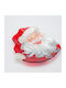 Eurolamp Christmas Platter Glass Transparent L30xW25.5xD30.5cm.