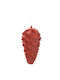 Hanging Ornament Pine Brown 10x24cm