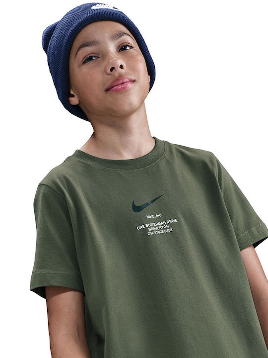 Nike Детска тениска Хаки B Nsw