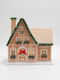 Eurolamp Christmas Illuminated Decorative House Beige with Battery 20.5x20.5x11cm.