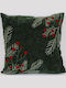 Eurolamp Pillow Green Velvet Mistletoe 45x45cm Eurolamp