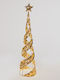 Weihnachtsbaum 120cm mit LED-Beleuchtung Gold