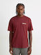 Diner T-shirt Μπορντό