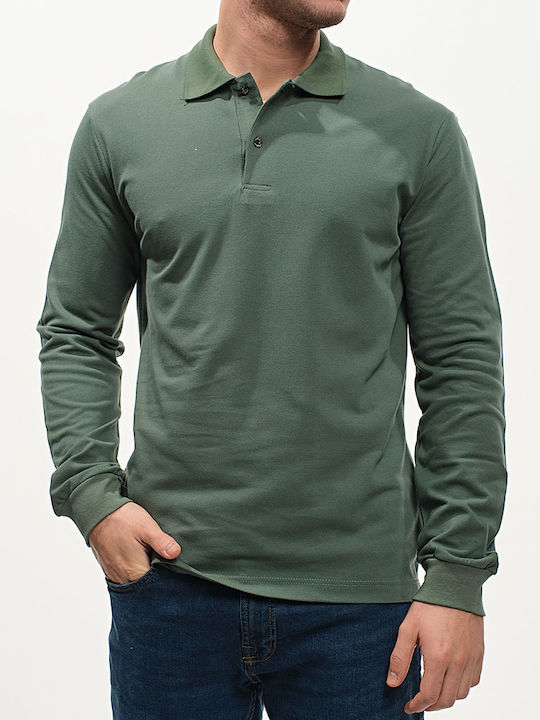 Paco & Co Polo Short Sleeve Blouse Olive