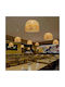 VenCore Pendant Light Boho Grid with Socket E27 35x35x22cm