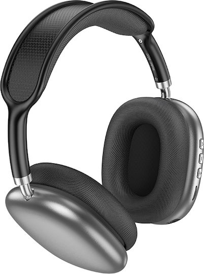 Borofone Elegant Безжични Bluetooth Over Ear Слушалки Dark Grey