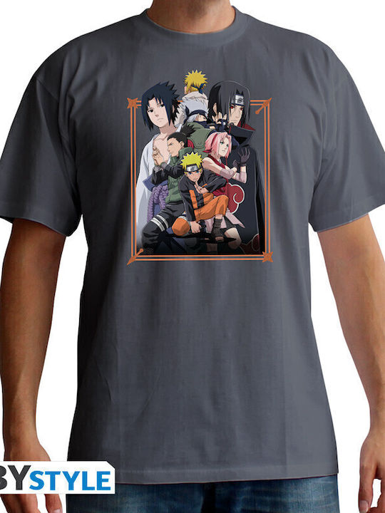 Naruto Shippuden Unisex Dark Grey Tshirt Abytex855