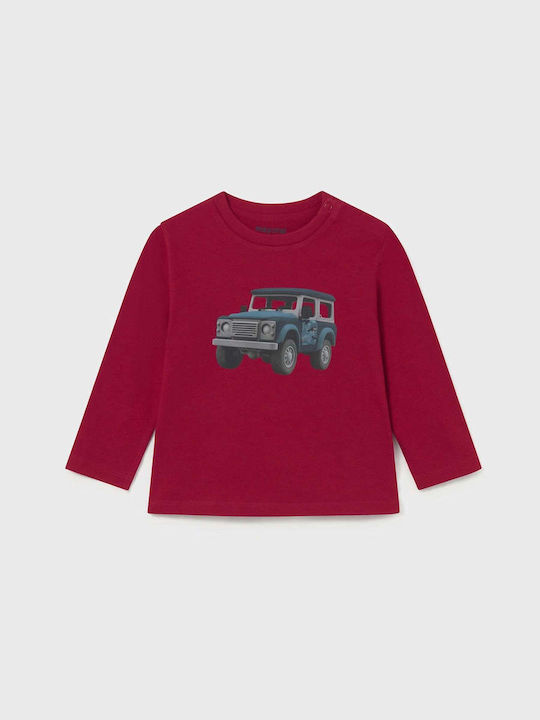 Mayoral Kids' Shirt Long Sleeve Red