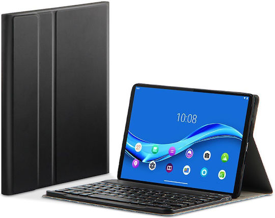 Premium Flip Cover with Keyboard Blacη (Lenovo Tab M10 2nd Gen (X306F)) EDA003131901A