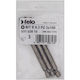 Set 3 Industrial Series Bits Pozidrive Profile E6.3 Pz3 100mm