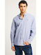 Long-sleeved Cotton Shirt Purple