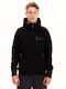 Raglan Bonded Winter Bomber Jacket Waterproof and Windproof Black