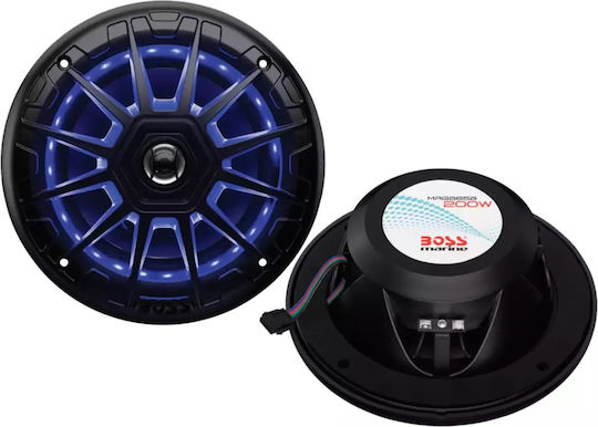 Boss Marine Speaker Set 5" with 200W RMS Black