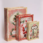 Eurolamp Vintage Decorative Wooden Books Set 3 ...