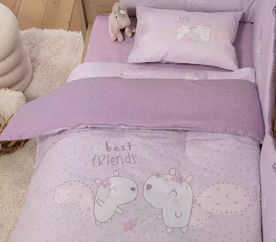 Πάπλωμα Κούνιας Best Friends Nef-nef Homeware