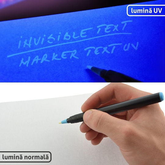 Permanent Marker Invisible Blue