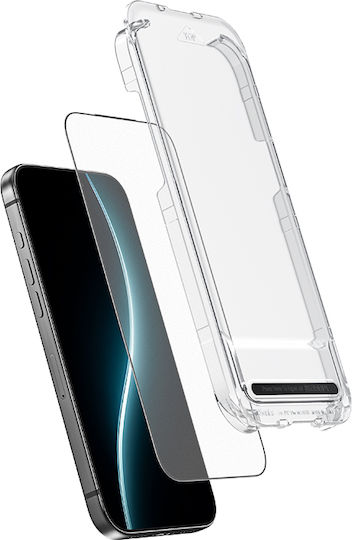 Benks Mat Tempered Glass Negru (iPhone Air)