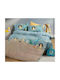 Nef-Nef Homeware Wild Dance Set Kids Duvet Cover Single with Pillowcase Cotton Blue 160x240cm