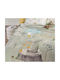 Nef-Nef Homeware Blanket Velvet Woodland Party Green 160x220cm