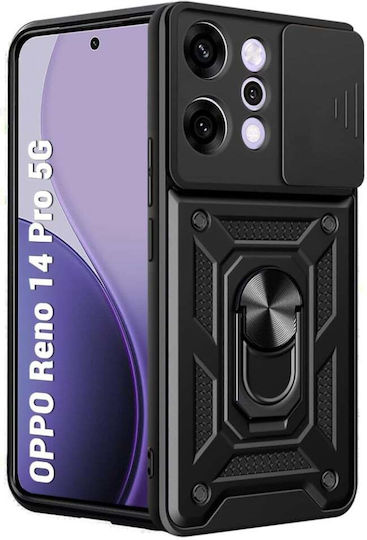 Back Cover Negru (Oppo Reno14 Pro, SKYDDAR INNOVATION)