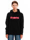 Women's Sweatshirt Hooded Black