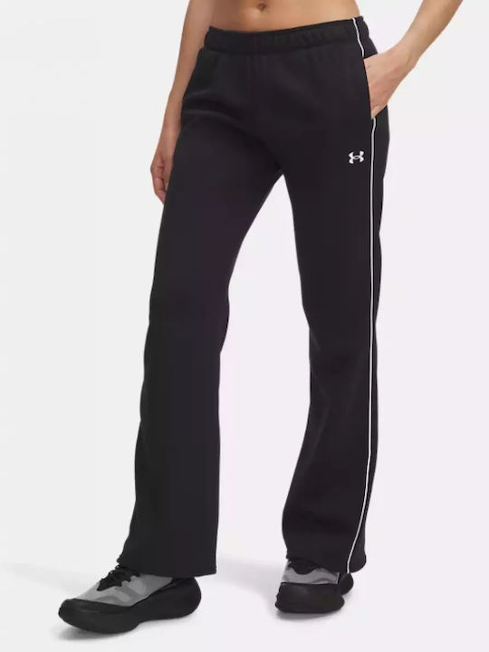 Under Armour Rival Παντελόνι Φόρμας Fleece Black