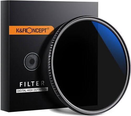 Filtru K&f Concept K&f Concept ND 0.9 ND8 CPL Nano-X 58mm HD Verde Multi-strat Impermeabil Optică Germană Schott B270 KF01.1291