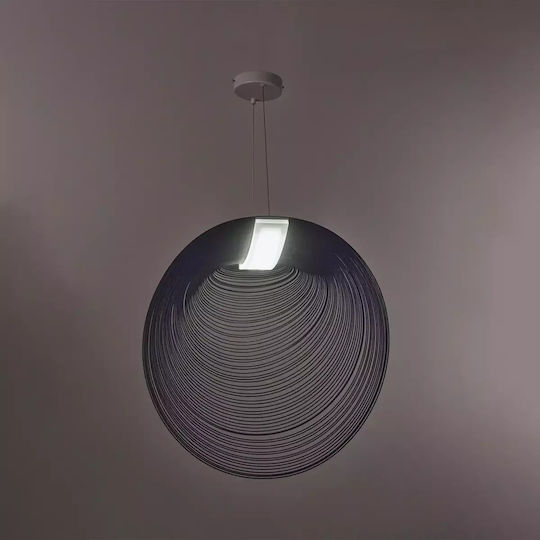 Deckenleuchte Void Schwarz Elbulgaria Led 16w 3000k 4227/600 Bk
