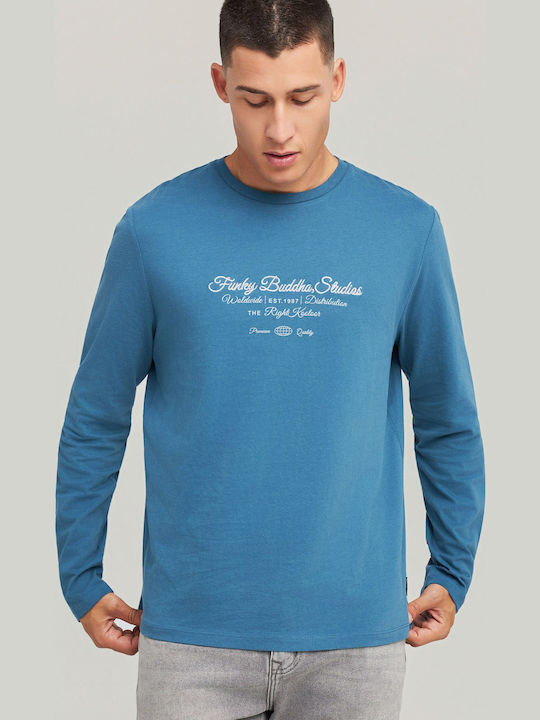 Funky Buddha T-shirt Μπλε