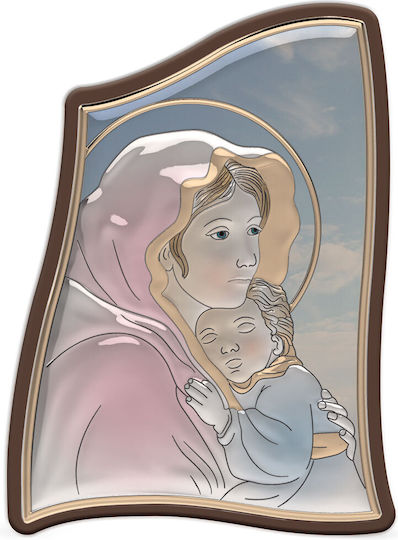 Slevori Mother Sleeping Simple Series 16x11.5 Brown Gold Silver Wood 299419 1tmx