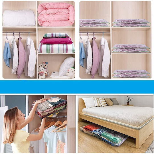 Plastic Sac de Depozitare pentru Haine Etanș și cu Vid 60x80cm 1buc Plastic Sac de Depozitare pentru Haine Etanș și cu Vid 60x80cm 1buc