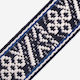 Knitted Strap Riani Dark Blue Offwhite Blue 5.5 Cm Meter