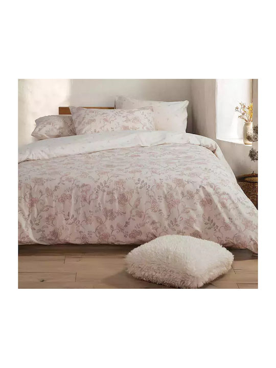 Nef-Nef Homeware Bettwäsche-Set Einzel 170x270cm. Carena L.grey 3Stück