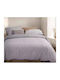 Nef-Nef Homeware Orion Σετ Σεντόνια Μονά με Λάστιχο 100x200+35εκ. Grey (3τμχ)