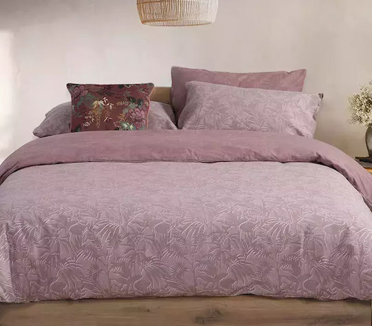 Nef-Nef Homeware Sheet Sets Single 170x270cm. Dazier Mauve 3pcs