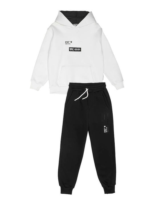 Sprint Παιδικό Σετ Φόρμας Off White 2τμχ
