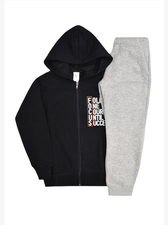 Kinder Sweatpants Set - Jogginganzug Black 2Stück