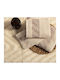 Nef-Nef Homeware Non-Slip Bath Mat Cotton James Ecru 50x80cm