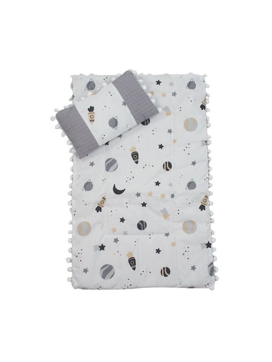 Kamtex Baby Blanket Nursery Swaddling Blankets Waffle Gray 2pcs
